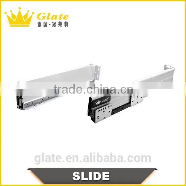 Full Extension Furniture Tandem Box Drawer Slide With Buffer Closing