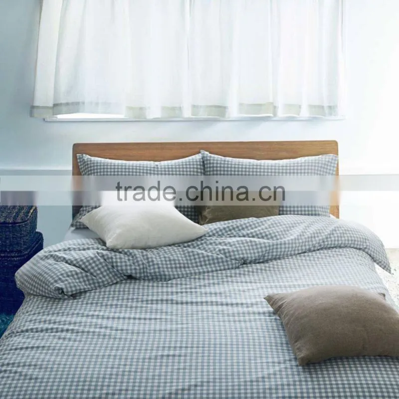 2016 spring new checker bedding set customized bedding