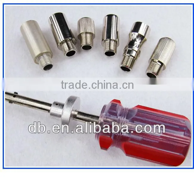 catv brass f coaxial cable termination lock