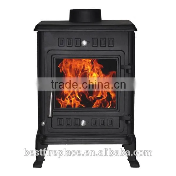 Steel plate wood burning stove