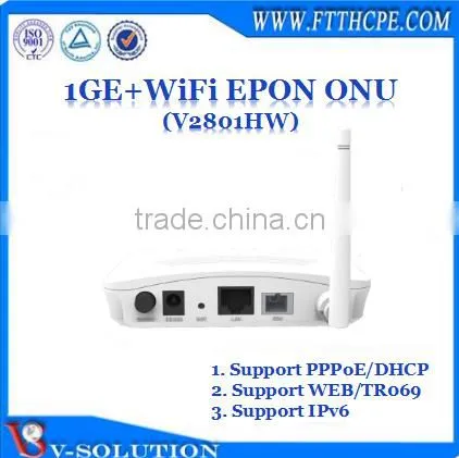 1GE GPON ONU Optic Fiber Node Same Functions as Huawei H8010/ZTE F601/Fiberhome AN5506-01A ONT Made in China