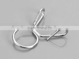 Manufacturer supplied stainless steel promotional connector decorative wire form