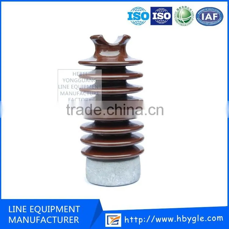 ANSI 57-2 High Voltage Line Post porcelain Insulator / Porcelain post insulator