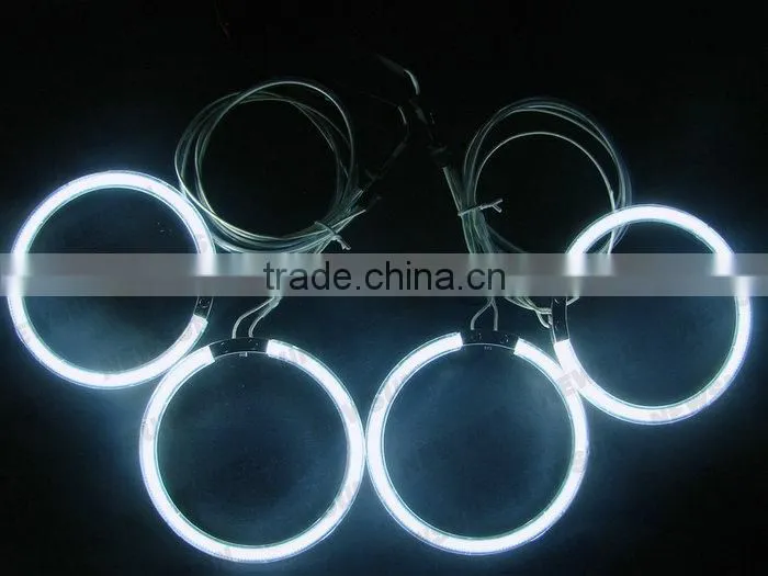 E30 E32 E34 CCFL angel eyes for BMW 4rings 120mm car headlight with white,blue,red,yellow,green,purple and orange color