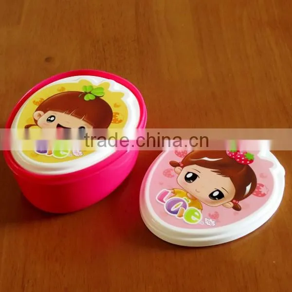 Gift Idea Sweet girl stackable&nestable plastic snack box set