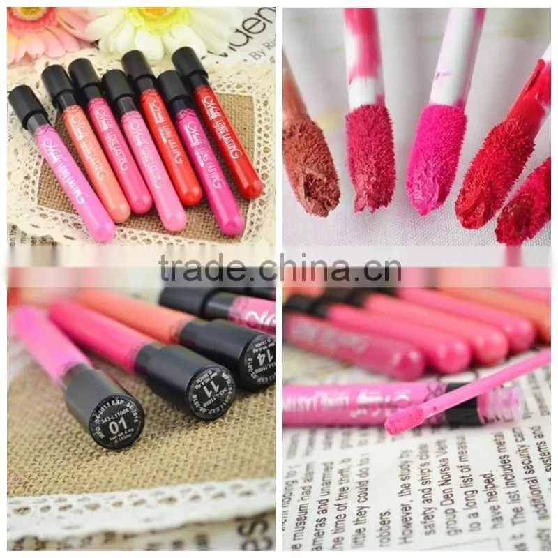 Menow 38colors matte lipstick waterproof long lasting liquid peel off lipstick