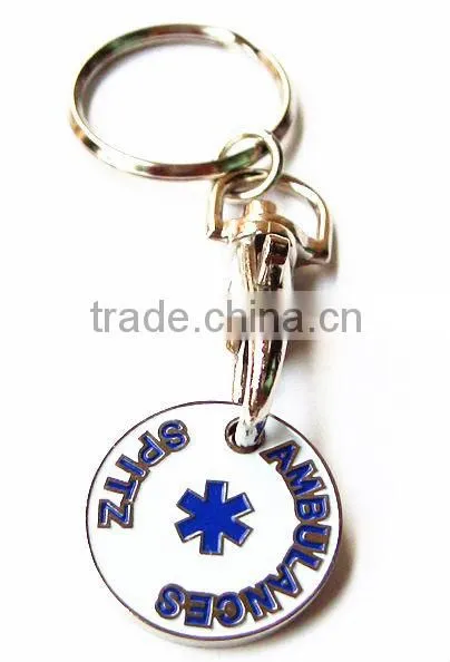 Custom cheap trolley coins with high quality