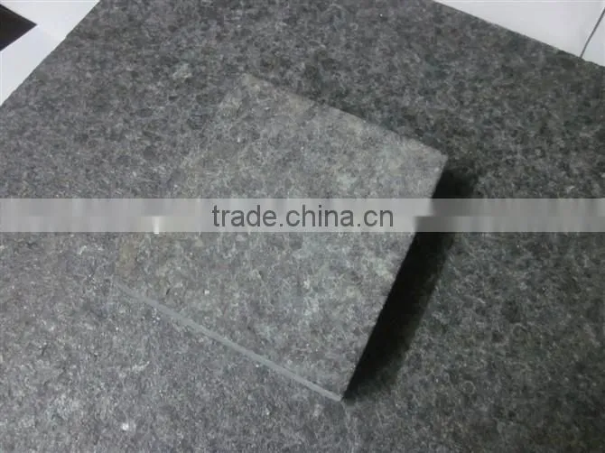 China cheap black granite slabs pavers