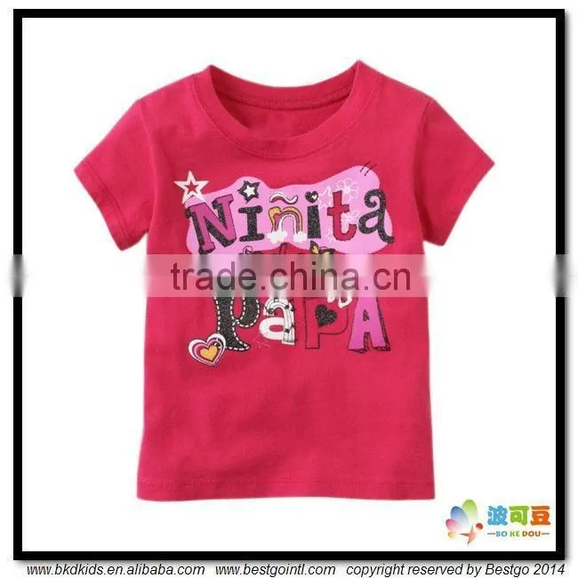 BKD 2015 summer cotton toddler couple t-shirt