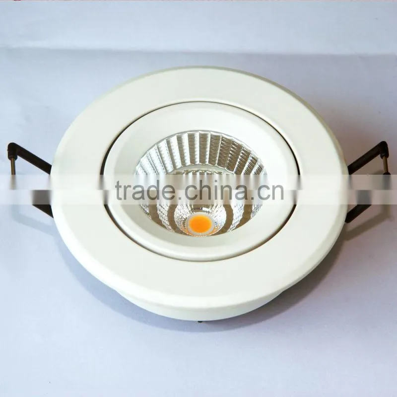 hot selling hotel semi recessed low glare fixed LED downlight