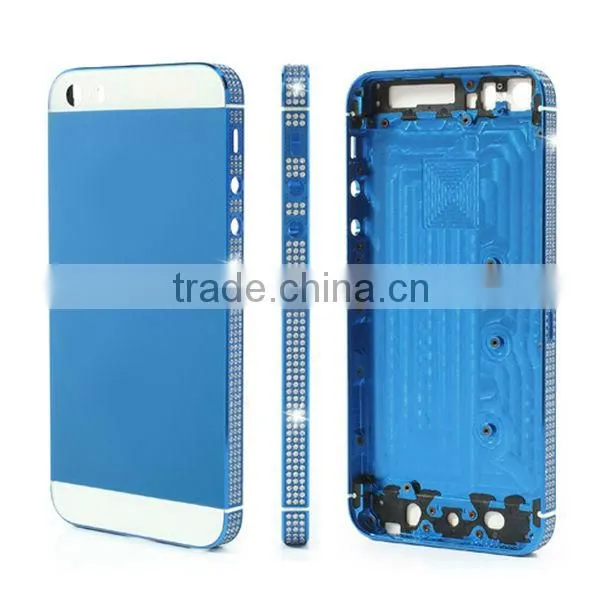 blue diamond housing for iphone 5s housing cover
