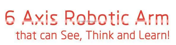 2016 Best sell Full Alumium case 6 Axis Robotic arm