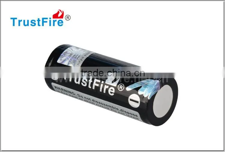TrustFire rechargeable lithium battery 26650 li-ion battery 4000mAh ICR 3.7v rechargeable battery