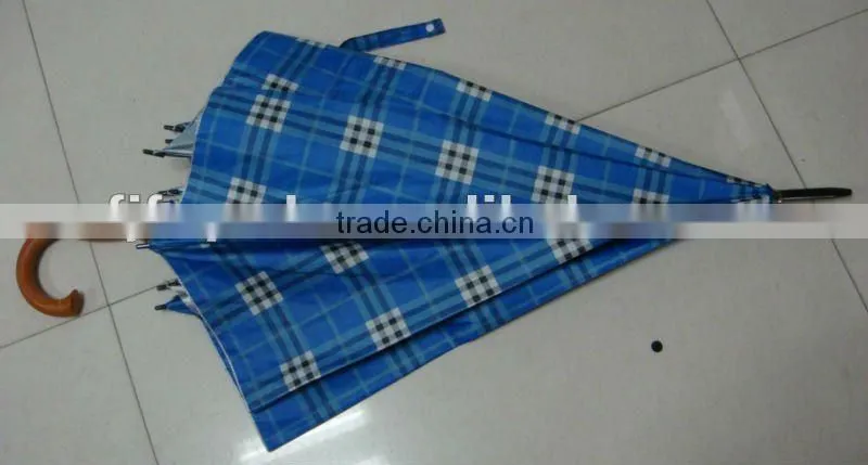 G32I autmatic blue check golf umbrellas wholesale