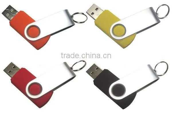 Wholesale newest OEM Metal rotating usb flash drive swivel usb
