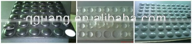 Cylindrical Self adhesive silicone rubber feet