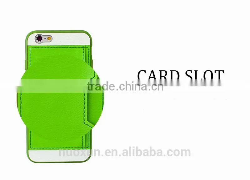 For iPhone 6 leather case, For iPhone 6 plus wallet leather case in wholesales With Card Slots