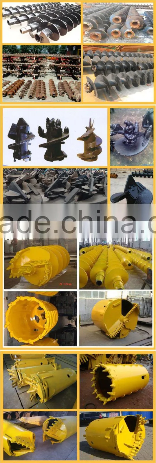High quality CFA continuous flight auger drilling auger