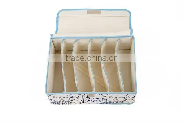 2015 New fashion oxford cloth underwear storage boxliving box