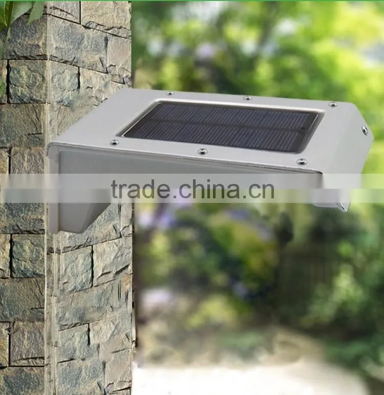 35 led aluminum pad ip65 380LM PIR sensor + Light control+weak light solar led outdoor wall light