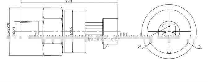 Air compressor Pressure Transmitter for atlas compressor