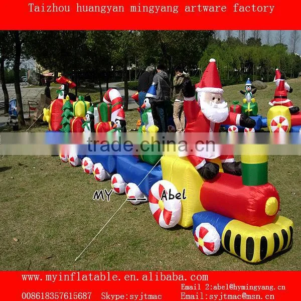 MY christmas inflatables santa christmas santa on motorcycle