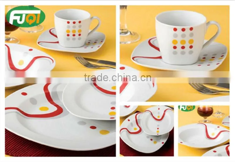 Fine porcelain luxury dinnerware