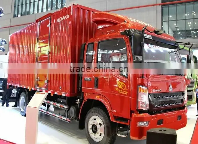Sinotruk 160 HP EURO4 HOWO Van TRUCK/cargo truck FOR SALE