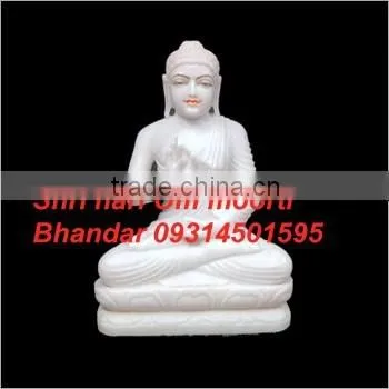 HandCarved marble Buddha statue