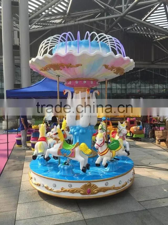 merry go round kids carousel/electrical power train toys