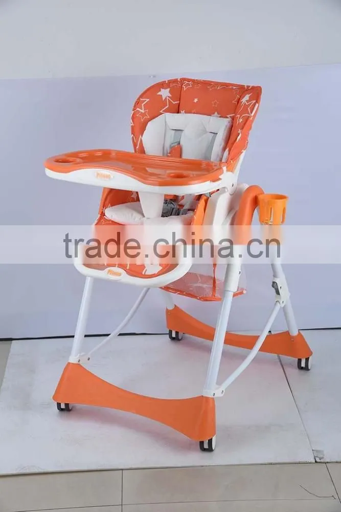 Baby high chair restaurant baby plastic folding high chair baby furniture