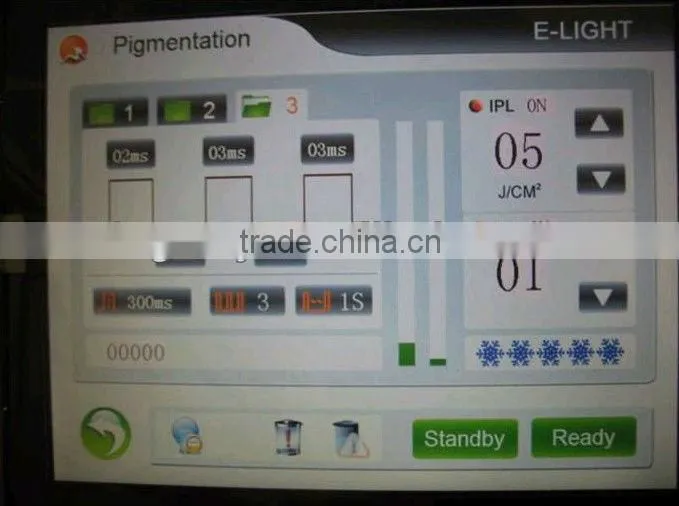 Professional ipl hair removal machine Button control
