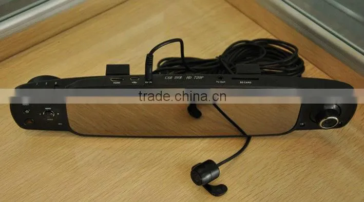 Newest 2000B HD 720P Night Vision car DVR GPS Camera Recorder Three Lens 360 Degree Wide Angle!car mirror camera