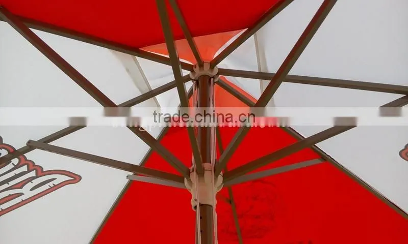 hotsale good quality customized beer patio umbrella for advertising
