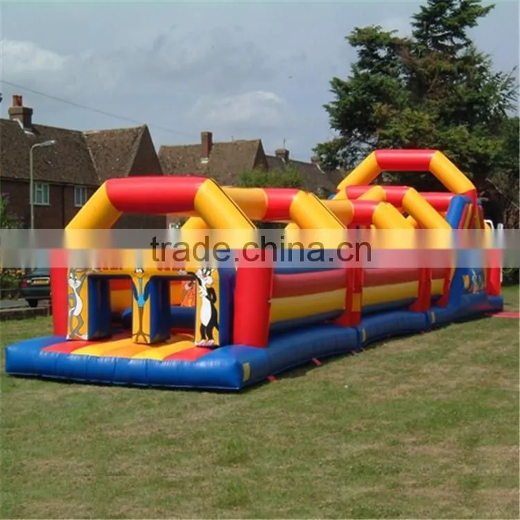 12 years factory inflatable obstacle courses/inflatble tunnel obstacle adults interesting kids inflatable bouncer obstacle