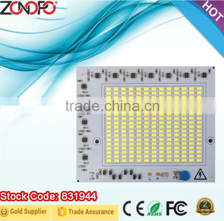 100w 150w high bay light smd5730 110v 220v high voltage driverless 100w flood light ac light