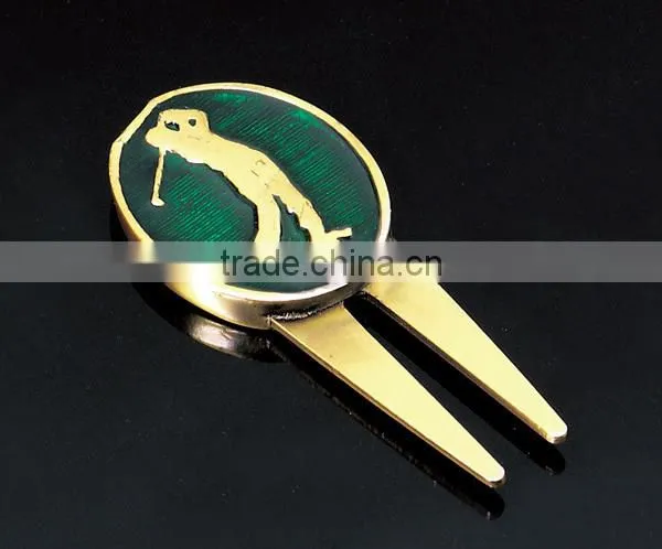 custom golf divot repair tool,golf divot tool,golf fork