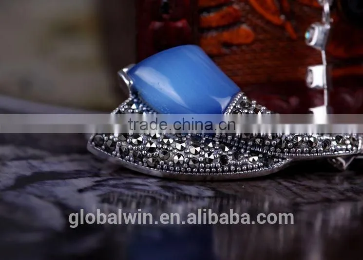 Horn Shaped Pendant Handmade Jewelry Thailand Factory Direct Wholesale
