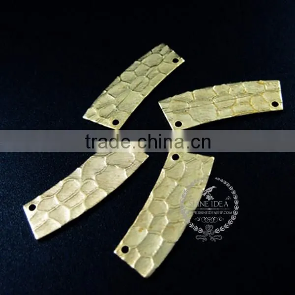 23*8mm raw brass pendant charm DIY earrings chandelier jewelry findings 1800162
