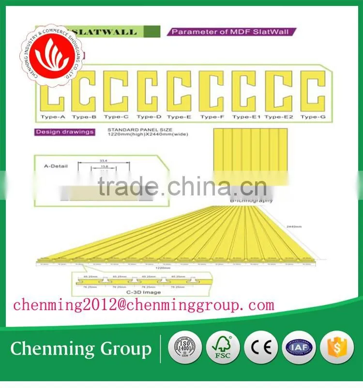 Slat panel