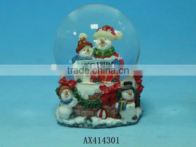 Christmas Decoration Resin globe glass snow globe crafts