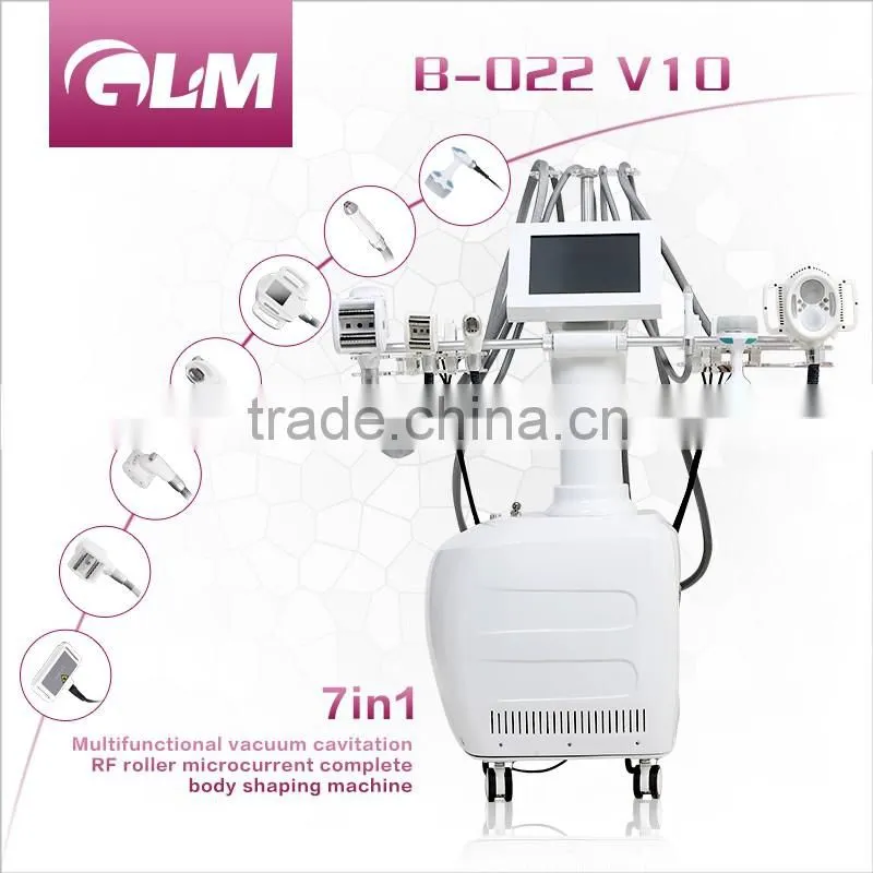 Vacuum cavitation system supersonic multifunctional beauty equipment for body shaping