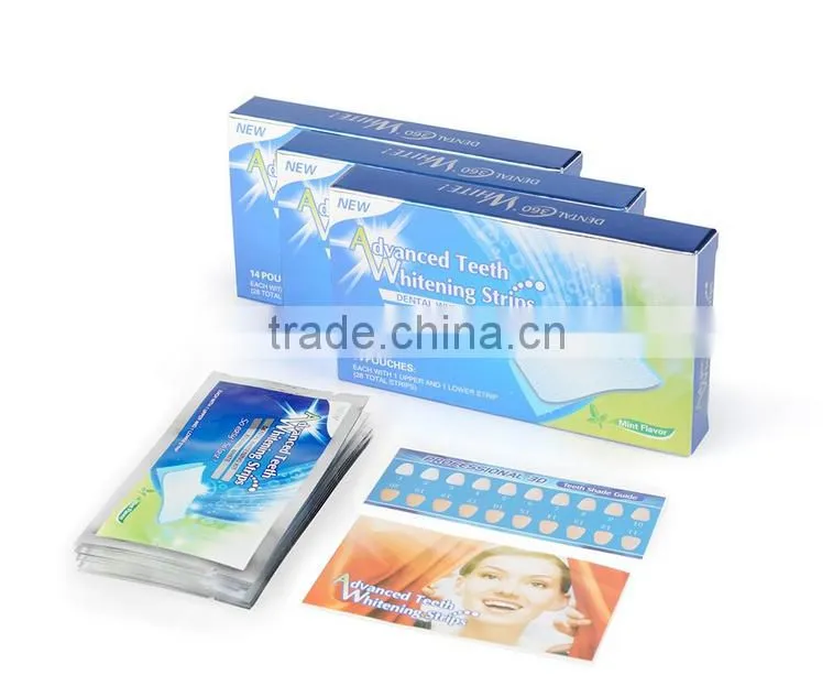 teeth whitening 3d advanced strips mint flavor | dental whitestrips
