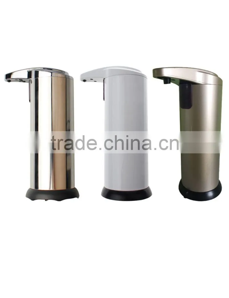 Wholesale 250ml hot stainless steel automatic hand sanitizer soap dispenser foam sensor soap dispenser