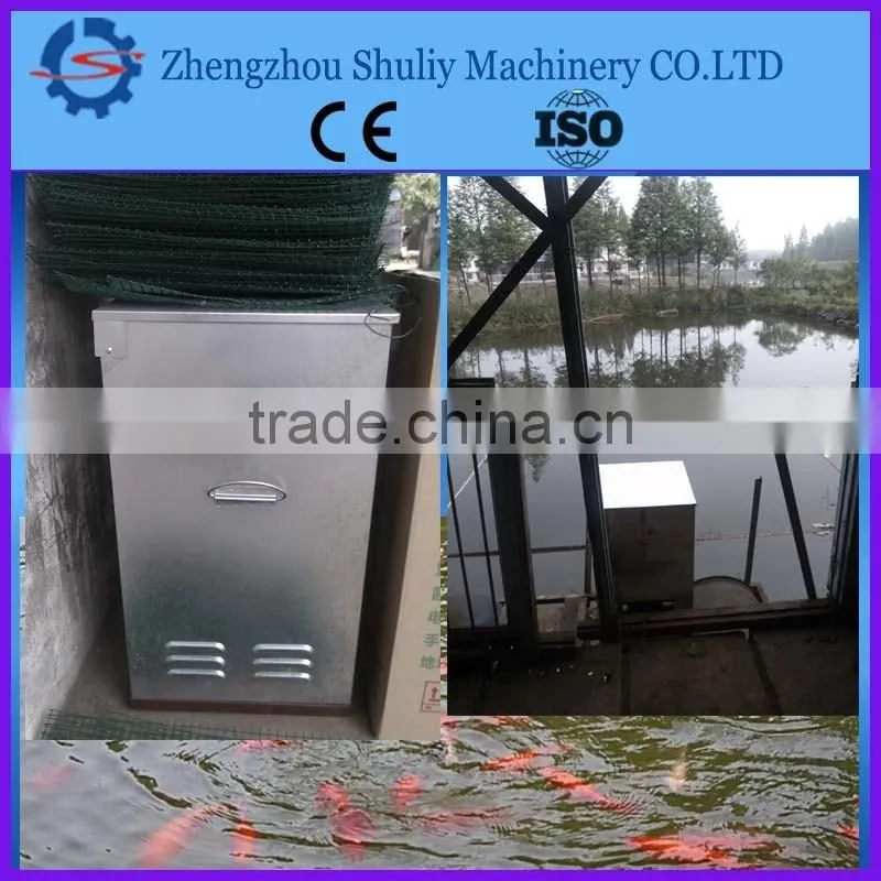High quality Fish food spilled machine/shirmp pond feeder machine for sale//0086-15838059105