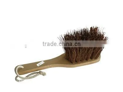 pet products wooden block goat hair brush