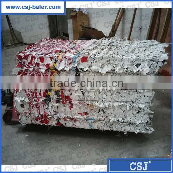 High Efficiency CE Approved Hydraulic Scrap Baling Machine