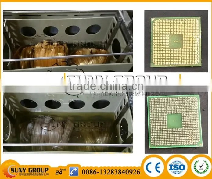 Eco Friendly E Waste Recycling Machine for Scrap RAM CPU IC Chips
