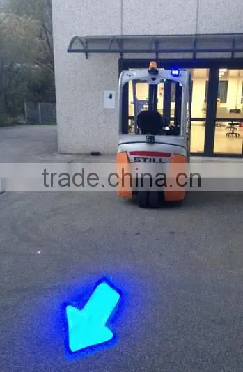 New LED blue arrow light 10w forklift safety arrow light