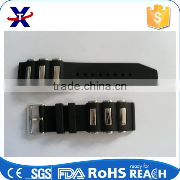 bulk vulcanized silicone rubber wrist watch strap